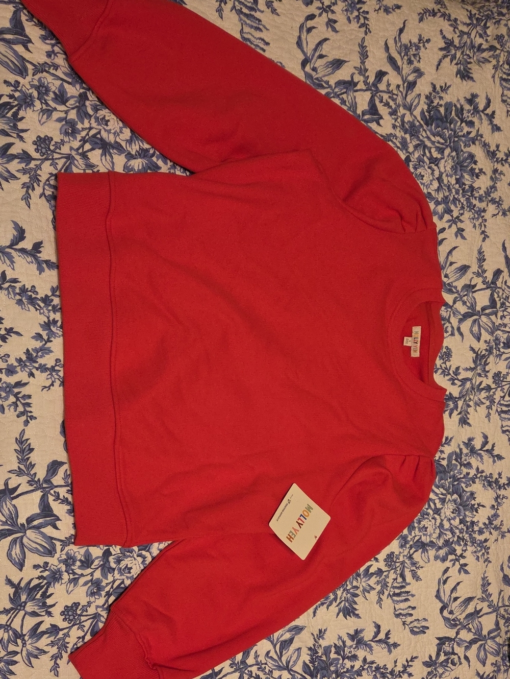 Red Crewneck Sweatshirt - Molly Yeh